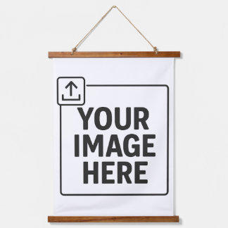 Tapiz de pared con madera con foto personalizada