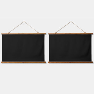 Tapiz de pared con parte superior de madera