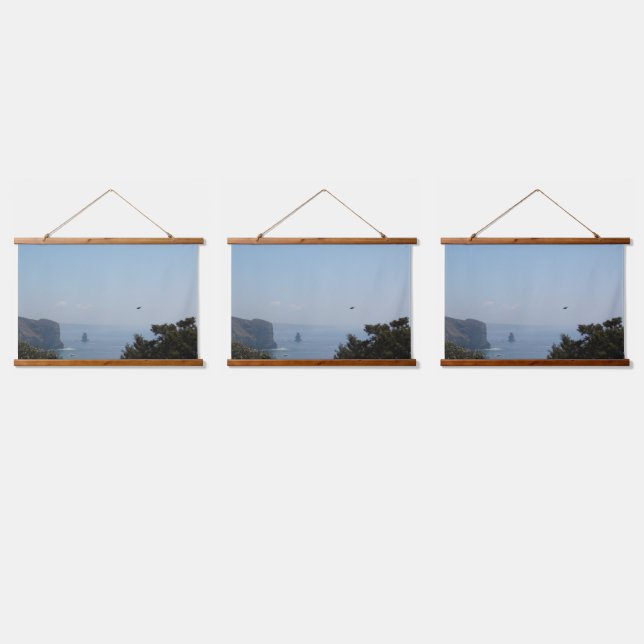 Tapiz de pared con parte superior de madera (Triple)