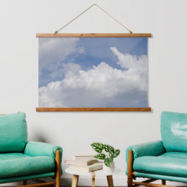 Tapiz de pared con parte superior de madera soñado