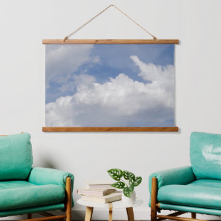 Tapiz de pared con parte superior de madera soñado