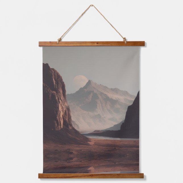 Tapiz de pared con tapa de madera (Anverso)