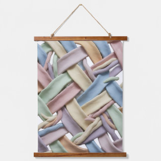 Tapiz de pared con tejido desordenado y parte supe
