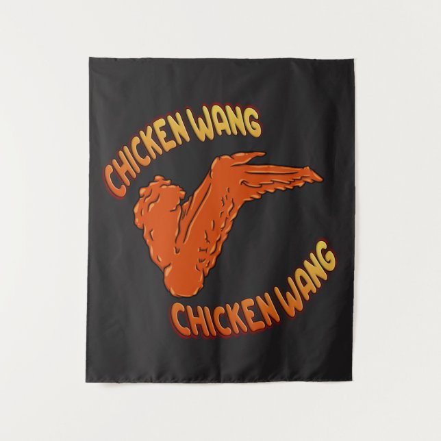 Tapiz de pared de ala de pollo (Anverso)