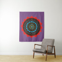 Tapiz de pared de arte de Mandala