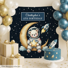 Tapiz de pared de astronauta de Teddy para Fiesta