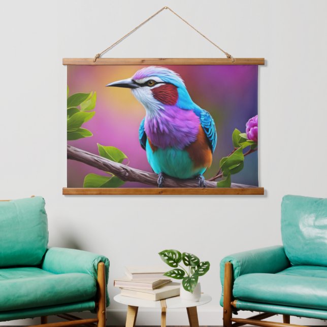 Tapiz de pared de carraca pechilila (Sala de estar)