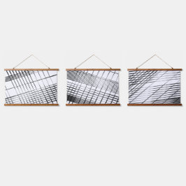 Tapiz de pared de fondo de madera de arte de línea