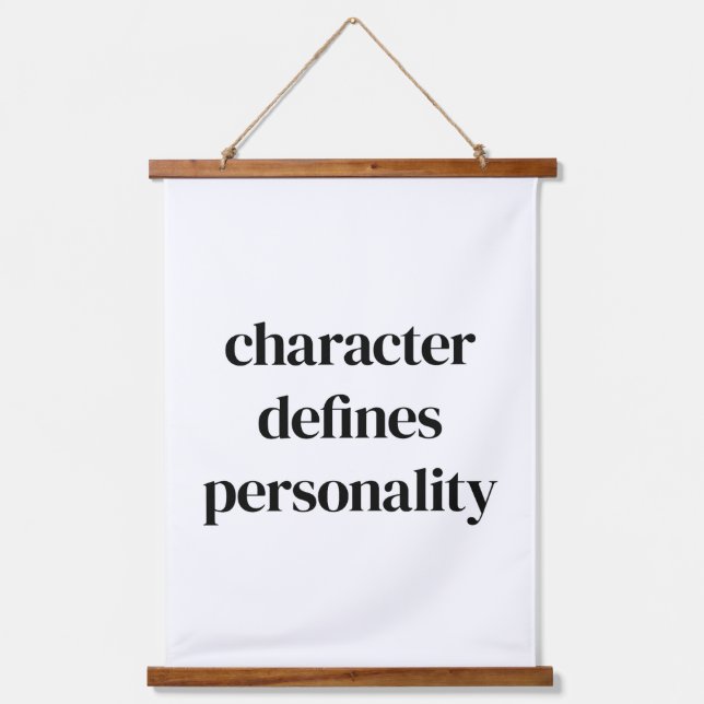 Tapiz de pared de fondo de madera de caracteres (Anverso)