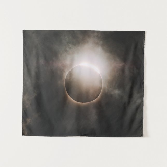 Tapiz de pared de fotografías de eclipse solar (Anverso (horizontal))