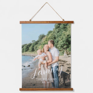 Tapiz de pared de fotos familiares personalizadas