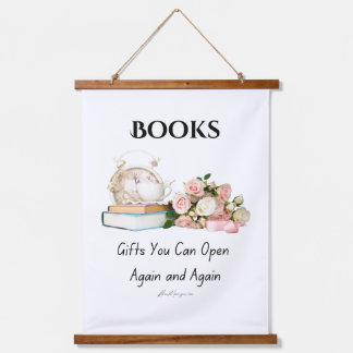 Tapiz de pared de libros
