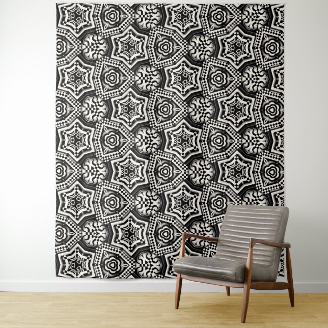 Tapiz de pared de lujo | Arte textil de tablero de (In situ)
