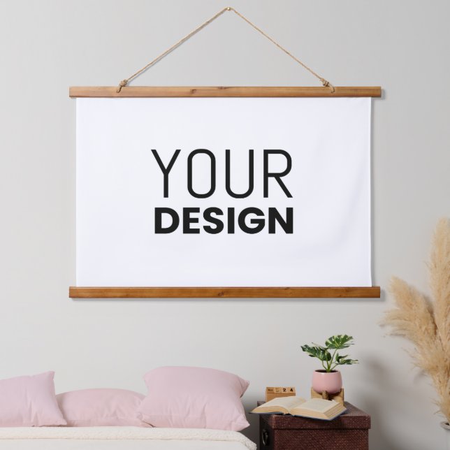 Tapiz de pared de madera horizontal (Dormitorio)