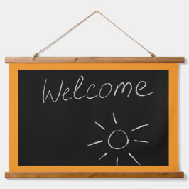 Tapiz de pared de marco de madera