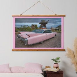 Tapiz de pared de marco de madera