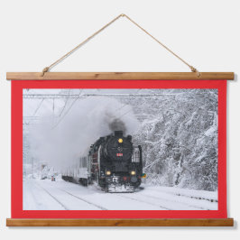 Tapiz de pared de marco de madera