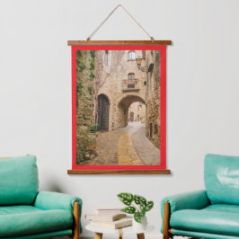 Tapiz de pared de marco de madera