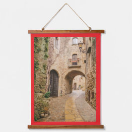 Tapiz de pared de marco de madera