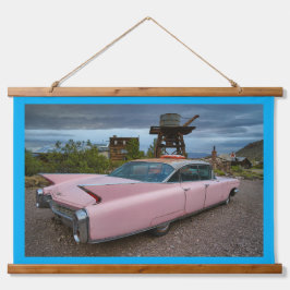 Tapiz de pared de marco de madera