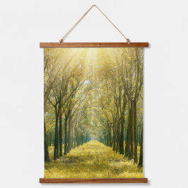 Tapiz de pared de marco de madera