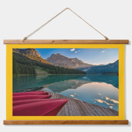 Tapiz de pared de marco de madera