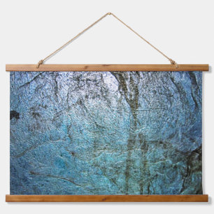 Tapiz de pared de mariscos con topes de madera cla