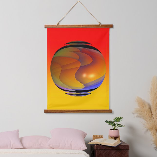 Tapiz de pared de orbe giratorio (Dormitorio)