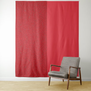 Tapiz de pared de ruido rojo de tomate dividido –
