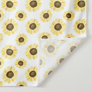 Tapiz de pared del patrón de girasoles amarillos