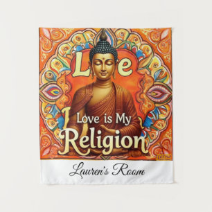 TAPIZ DE PARED EL AMOR ES MI RELIGIÓN