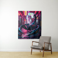 Tapiz de pared Escorpio Ciudad Cibernética