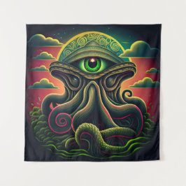 Tapiz de pared psicodélico