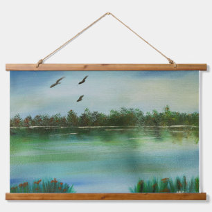 Tapiz de pared taponado de madera