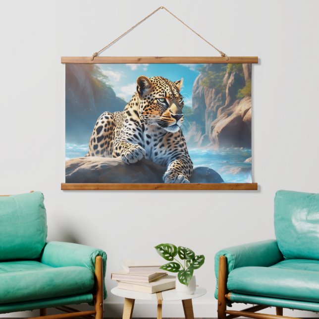 Tapiz de pared taponado de madera (Sala de estar)