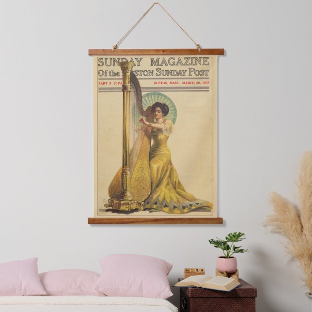 Tapiz de pared taponado de madera (Dormitorio)