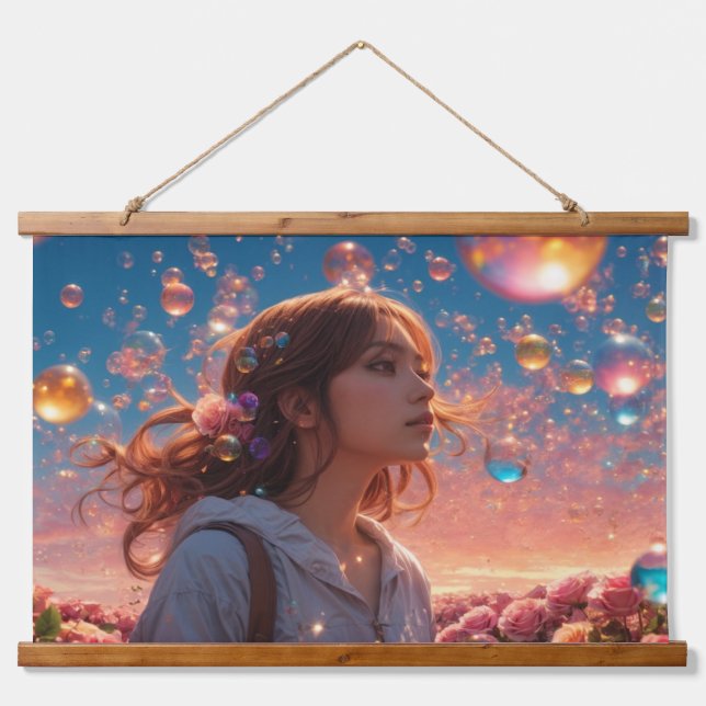 Tapiz de pared taponado de madera (Anverso )