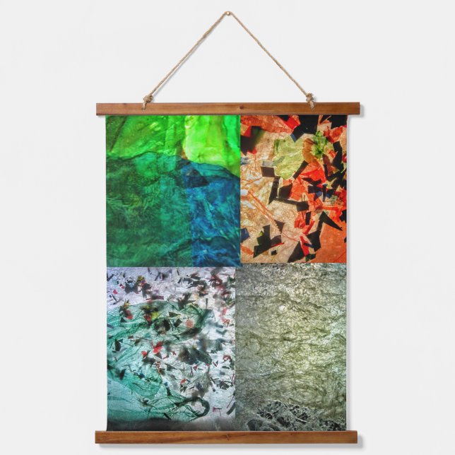 Tapiz de pared taponado de madera (Anverso)