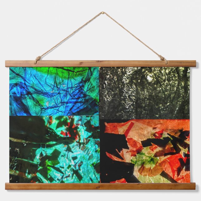 Tapiz de pared taponado de madera (Anverso )