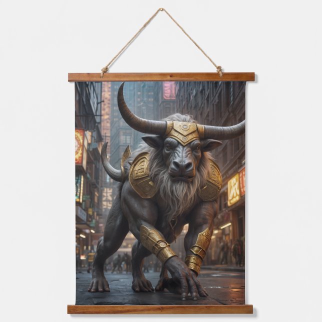 Tapiz de pared taponado de madera (Anverso)