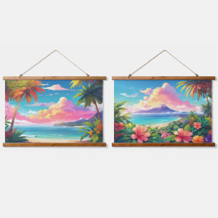 Tapiz de pared taponado de madera