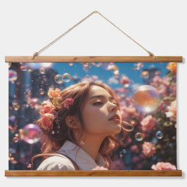 Tapiz de pared taponado de madera