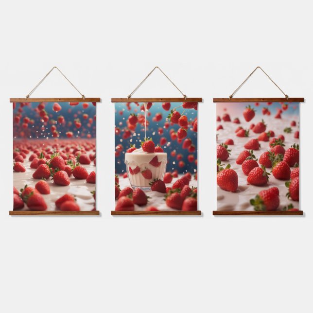 Tapiz de pared taponado de madera (Triple)