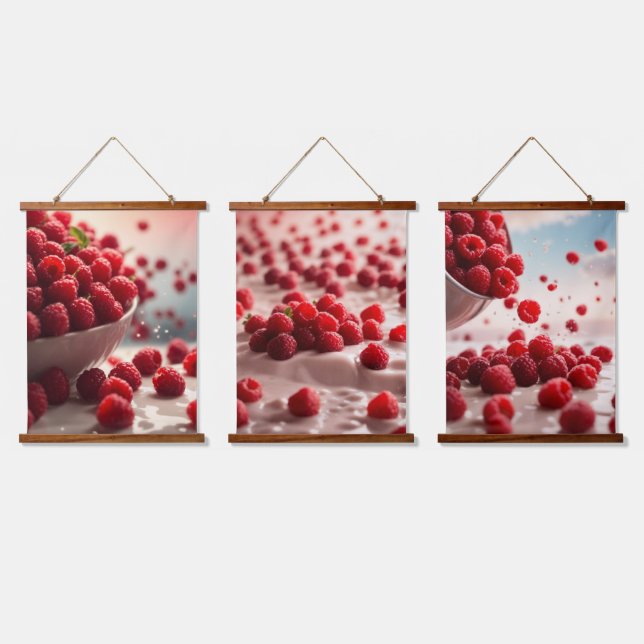 Tapiz de pared taponado de madera (Triple)