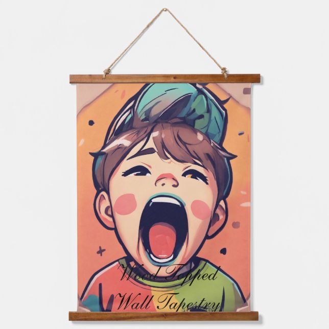 Tapiz de pared taponado de madera (Anverso)