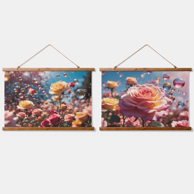 Tapiz de pared taponado de madera (Doble)