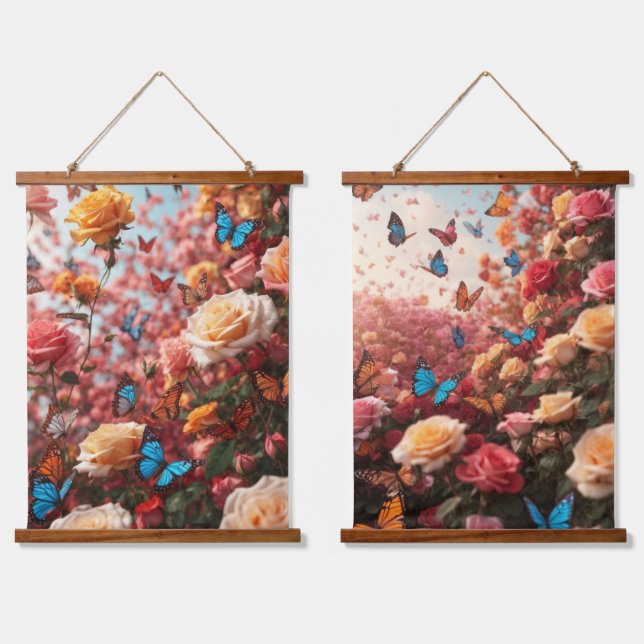 Tapiz de pared taponado de madera (Doble)