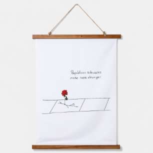 Tapiz de pared taponado de madera