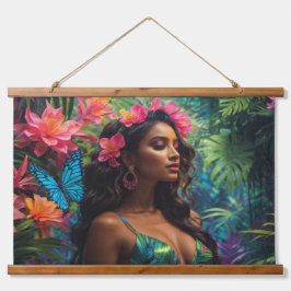 Tapiz de pared taponado de madera