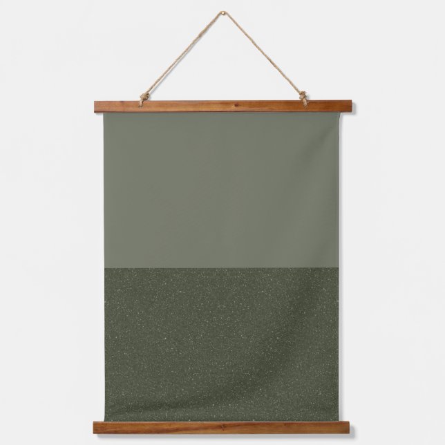 Tapiz de pared verde de dos tonos moscas - Persona (Anverso)
